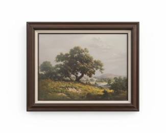 Landscape Painting Big Tree by Dalhart Windberg