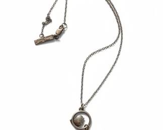 Vansel Pearls Sterling Silver Bird Pendant Necklace