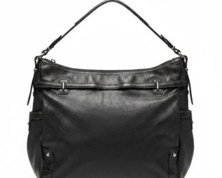 Coach Black Leather Hobo Shoulder Bag second image