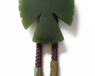 Jade Thunderbird Bolo Tie