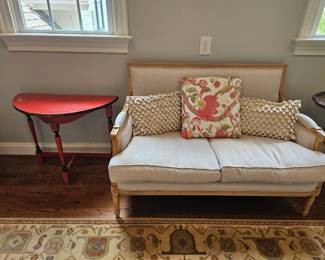 Linen Loveseat