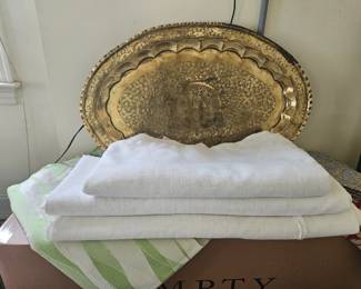 Oval Brass Tray