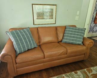 Leather Ethan Allen Sofa Cost Around $7000.00 New