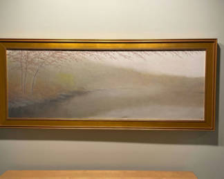 Lot 818: Framed Acrylic on Canvas / Robert Blazek