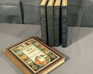 Lot 799: Pictorial History of the Second World War, vol. 1-4