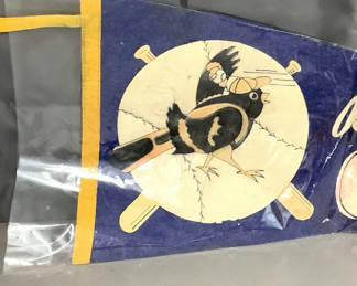 Lot 880: Vintage Baseball Pennants - Orioles