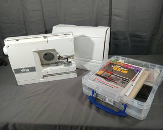 Lot 869: Elna 7000 Sewing Machines