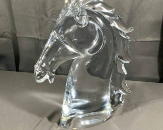 Lot 789: Vintage Sardinia Crystal Horse Head