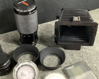 Lot 910: Vivitar, Cokin, Tiffen And Hoya Camera Lens And Filers