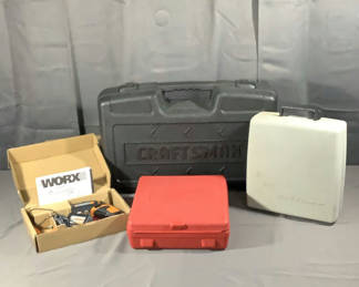 Lot 949: Craftsman, Black & Decker, Arrow, Worx Tools