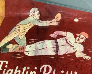 Lot 881: Vintage Baseball Pennants - Phillies / Senators