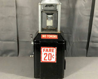Lot 897: Vintage Johnson Fare Box