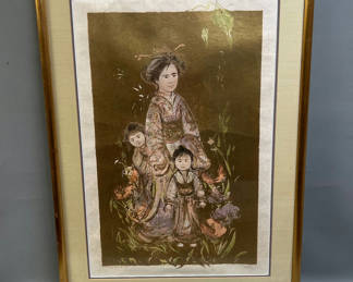 Lot 18: Hibel Lithograph Pencil Signed and Numbered 