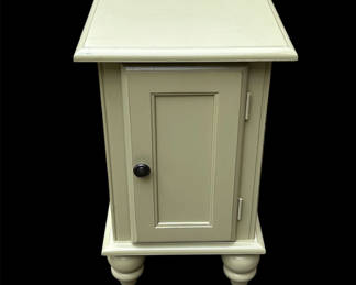 Lot 5: Riverside Furniture Green Shutter Cabinet 