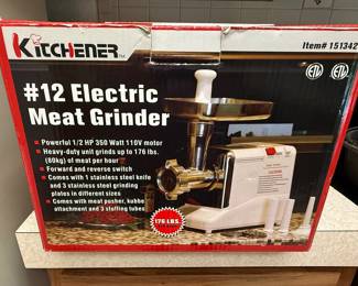 Kitchener Electric Meat Grinder