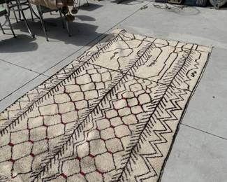 vintage morrocan rug