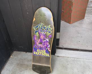 many skate decks. some still wrapped 