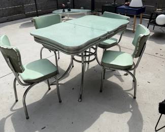 vintage table set. 