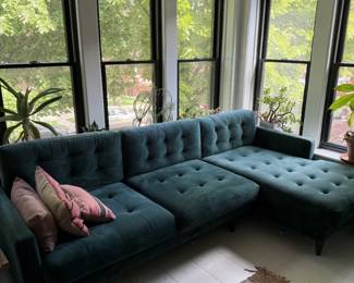 green couch