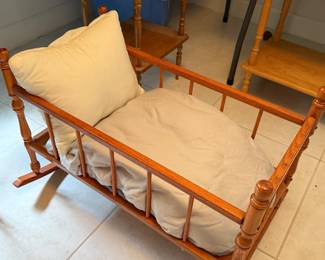 Vintage baby cradle 