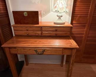 Desk with Slide Out Top