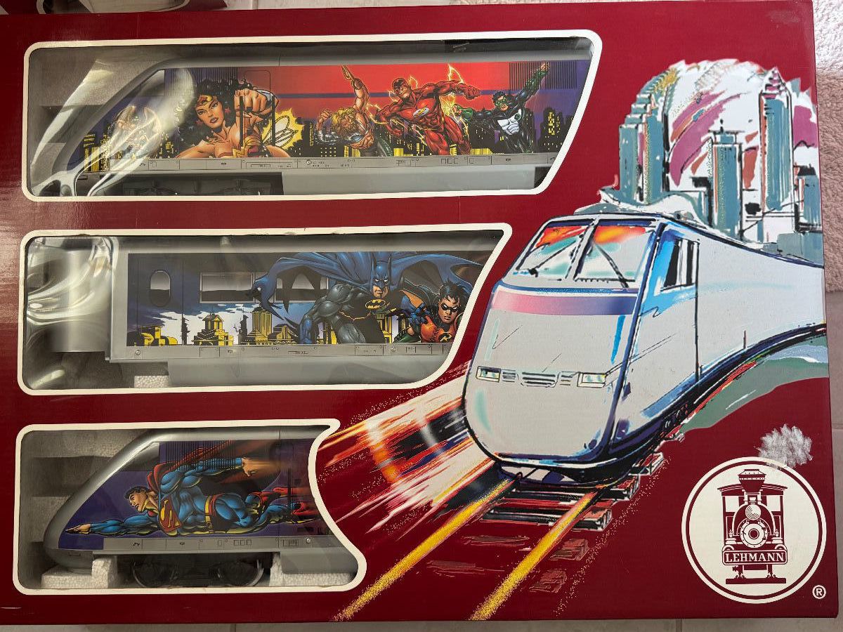Very Rare LGB DC Comics Train Set 1/1500 Made
