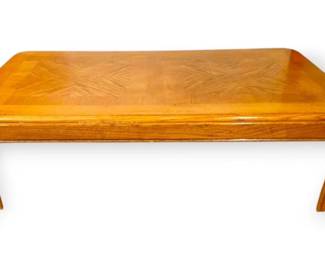 1980s Wood Coffee Table