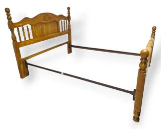 Wood Full Queen Headboard  Footboard
