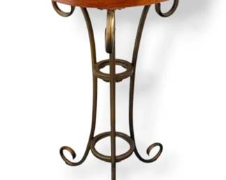 Decorative Plant Stand With Wood Top