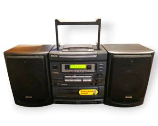 Aiwa CADW470 Boombox Radio, CD, Cassette Player NO REMOTE