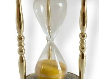 Credan SA Spanish Damascene 24Carat Gold Inlay Hourglass