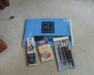 some art supplies