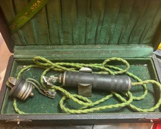Antique electric razor