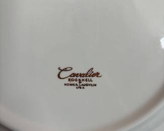 Cavalier Eggshell china from the 1950’s