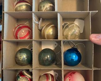 Shiny Brite ornaments