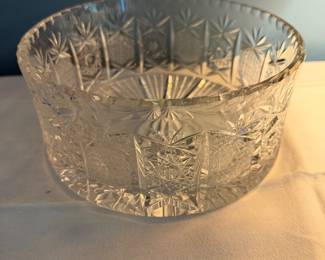 Large crystal bowl