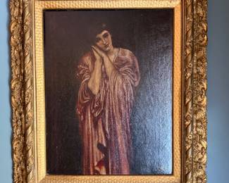 Beautiful vintage oil painting