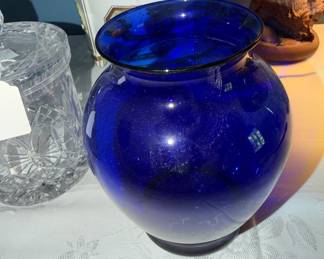Blue vase