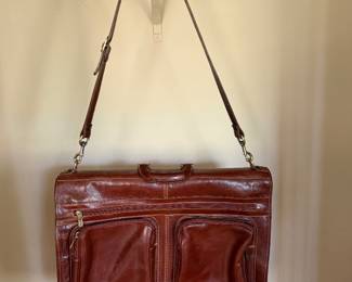 Floto leather suit bag