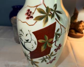 Signed tall vase