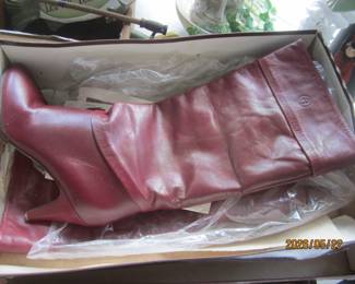 Leather Boots x 2