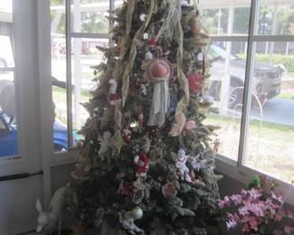 Fully Decorated Christmas tree