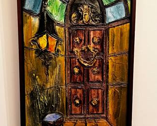 Large Vintage Van Hoople painting