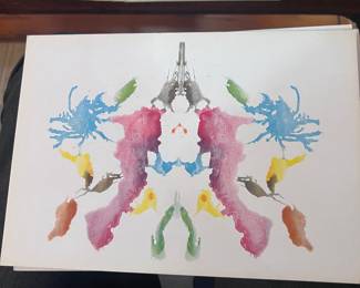 Hermann Rorschach Psychodiagnostik Inkblot Test Plates - Complete Set of 10