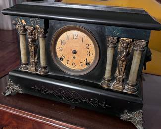 Seth Thomas Adamantine Mantel Clock (c. 1890-1910)