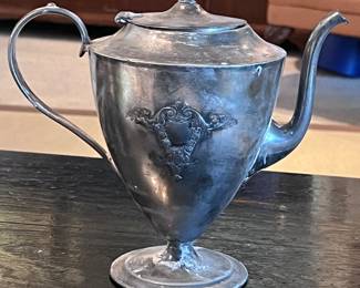 Forbes Hard White Metal Teapot