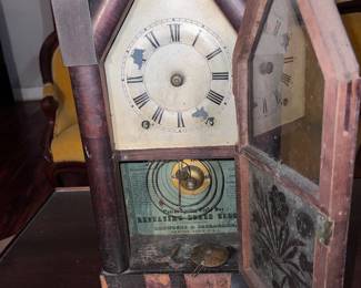 Brewster & Ingrahams (Bristol, Conn.) 8-Day “Repeating Brass Clocks” Shelf Clock