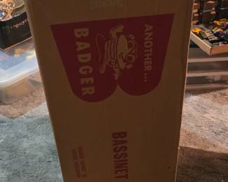 Vintage Badger Basket Bassinet