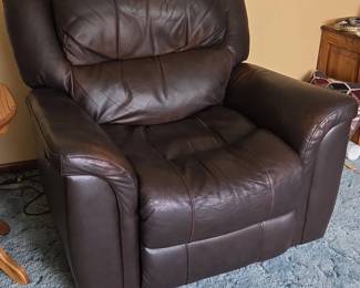 Brown Leather Recliner