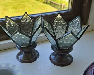 Lotus Flower Candle Holders